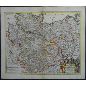 Saxony Circulus Saxoniae Inferioris 1680