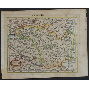 Pologne « Polonia et Silesia » de Jodocus Hondius, 1608