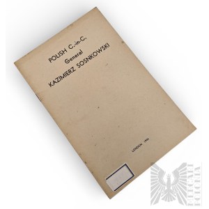 PSZnZ/Emigrazione. Opuscolo “Il comandante in capo polacco, generale Kazimierz Sosnkowski”, Londra 1944