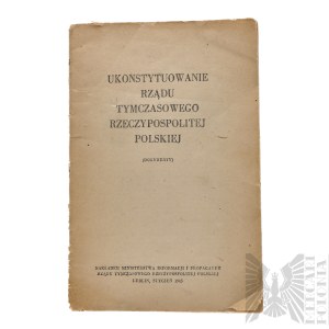 Repubblica Popolare Polacca: Costituzione del Governo provvisorio della Repubblica di Polonia, Lublino, gennaio 1945