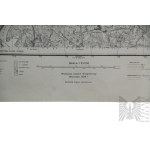 Second Polish Republic: Map of Godziszewo, Military Geographic Institute, Warsaw, 1934