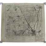 Second Polish Republic: Map of Tczew, Military Geographic Institute, Warsaw, 1934