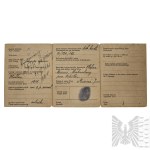 PSZnZ - Former Prisoner of War ID Card - 3rd Mazovian Light Cavalry Regiment (Suwałki) - Makowlany, Sokółka