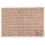 USSR Postcard from a Polish Worker in the Stalin Oblast to Warsaw — After World War II
