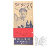 Third Reich/Germany/Berlin 1936 Brochure for the XI Olympic Games