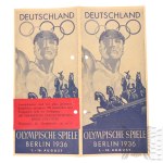 Third Reich/Germany/Berlin 1936 Brochure for the XI Olympic Games