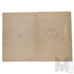 German Identity Card - Kennkarte, 1946, Allied Occupation of Germany