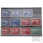 General Government Set of 11 Bonus Stamps - General Government, German Occupation, 1939–1945, Prämienmarke, Rationing, Food Ration Cards