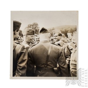 [UNPUBLISHED] PSZnZ Photo: Inspection of Polish Soldiers—General Sikorski, Chaplain of the Polish Army