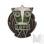 Second Polish Republic: Air and Gas Defense League 15th Anniversary Badge - LOPP