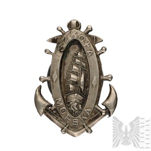 Deuxième République de Pologne – Insigne de l'École maritime