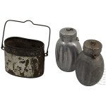 WWII/Poland/Second Polish Republic: Set: 2 Polish Military Canteens + Mess Kit / September 1939