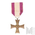 PSZnZ Order of the Cross of Valor (Krogulec 24b) — “Brzuchacz” Technical Group, London