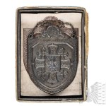 [925 SILVER] PSZnZ Commemorative Gorget: Jerusalem, 2nd Polish Corps