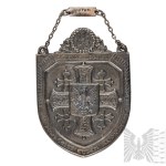 [925 SILVER] PSZnZ Commemorative Gorget: Jerusalem, 2nd Polish Corps