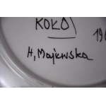 Patera Kompozycja, Helena MAJEWSKA, 1968 r. Koło, Unikat