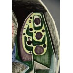 Patera Kompozycja, Helena MAJEWSKA, 1968 r. Koło, Unikat