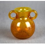 "Jaś" Vase, Jerzy SŁUCZAN-ORKUSZ, Krakow Glass Institute, 1970s.