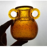 "Jaś" Vase, Jerzy SŁUCZAN-ORKUSZ, Krakow Glass Institute, 1970s.