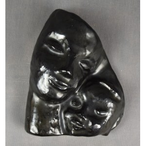 Bas-relief Motherhood, by Stefania DRETLER-FLIN, Kraków, 1960s.