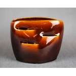 Vase with holes, IWP, Hanna ORTHWEIN, Pruszków, 1963. Very rare!