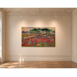 Teresa PUTOWSKA (1936–2021), Tapestry “Poppy Field,” 1982