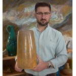 Duży wazon, Bronisław WOLANIN, Bolesławiec, lata 70-te.