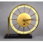 Desk clock, JUBILER Warsaw, 1960s. (gear)