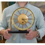 Standuhr, JUBILER Warschau, 60er Jahre. (Zahnrad)