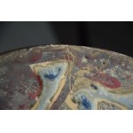 Horse Rider Platter, Helena HUSARSKA, Kraków, 1960s. One-of-a-kind