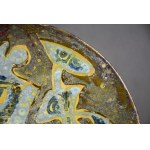 Horse Rider Platter, Helena HUSARSKA, Kraków, 1960s. One-of-a-kind