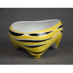 "Cymbał" Ashtray, IWP, Danuta DUSZNIAK, Ćmielów, 1960s. A rarity