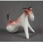 "Fox Terrier" figurine, Mieczysław NARUSZEWICZ, Ćmielów, 1960s.