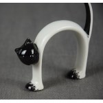 Laughing Kitten figurine, ĆMIELÓW, 1960s.