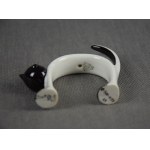 Laughing Kitten figurine, ĆMIELÓW, 1960s.