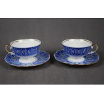 A pair of cups (2 pieces), KWIATOGAL Cooperative, Warsaw, 1960s.