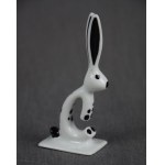 "Bunny" figurine, Kazimierz CZUBA, ĆMIELÓW, 1960s.
