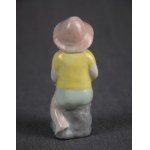 Boy with a Shovel figurine, Ćmielów, 1950s.