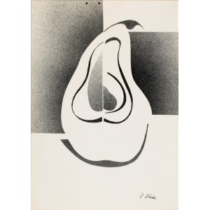 Zdzisław STANEK (1925–1996), Kompozice s hruškou (Světelné tvary), 70. léta 20. století