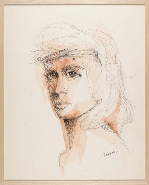 Zdzisław STANEK (1925-1996), Głowa kobiety, 1955