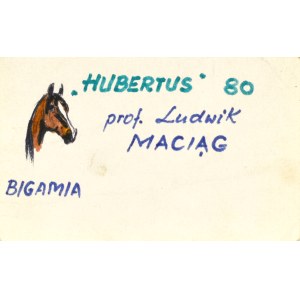 Ludwik MACIĄG (1920–2007), Hubertus, 1980