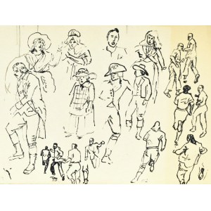 Ludwik MACIĄG (1920-2007), Schizzi di vari personaggi