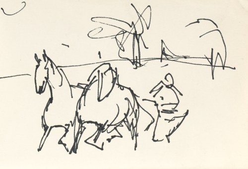 Ludwik MACIĄG (1920-2007), Jazda saniami