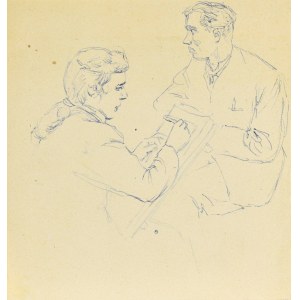 Ludwik MACIĄG (1920–2007), Drawing Lesson