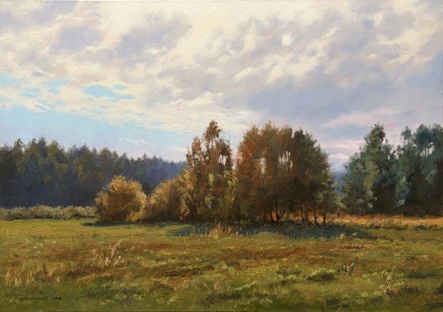 Wojciech Piekarski, Pejzaż wiosenny, 2018