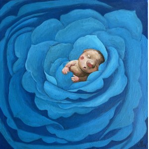 Katarzyna Słowiańska-Kucz, *Blue*, 2024