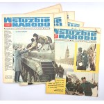 A COLLECTION OF "IN THE SERVICE OF THE NATION" MAGAZINES FROM THE PERIOD OF MARTIAL LAW—9 pieces from 1982