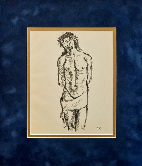 Wlastimil HOFMAN (1881-1970), Chrystus przy słupie 1928