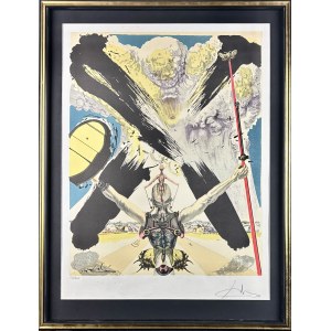 Salvador Dalí (1904–1989), *The Metamorphosis of Don Quixote* (*Métamorphose de Don Quichotte*) from the series *Don Quijote de la Mancha*, 1950s (1957)