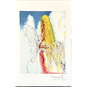 Salvador DALI (1904-1989), Lady Godiva, Z cyklu: Les Chevaux de Dali (Daliinian Horses), 1983
